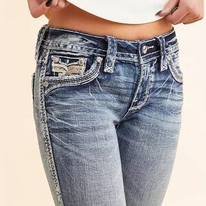 Rock Revival Adalin Low Rise Ankle Skinny Stretch Jean